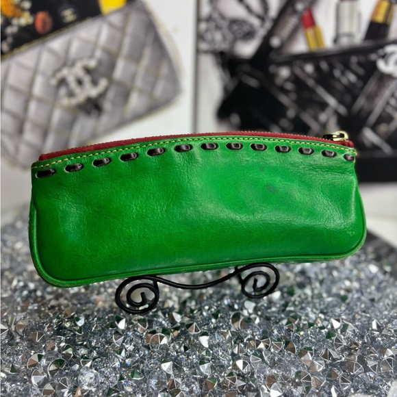 Dooney & Bourke RARE Florentine leather cosmetic case GUC - Picture 4 of 13